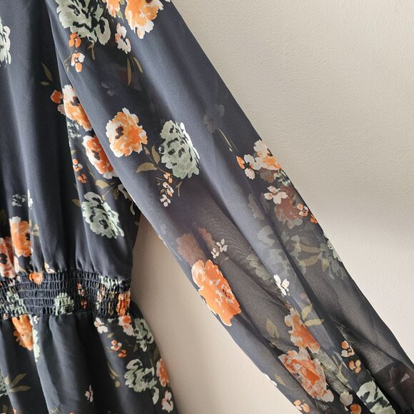 Women's XXL Loft Floral Dress - Picture 4 of 5